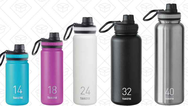20% off Takeya Vacuum Insulated Bottles, Discount Shown at Checkout